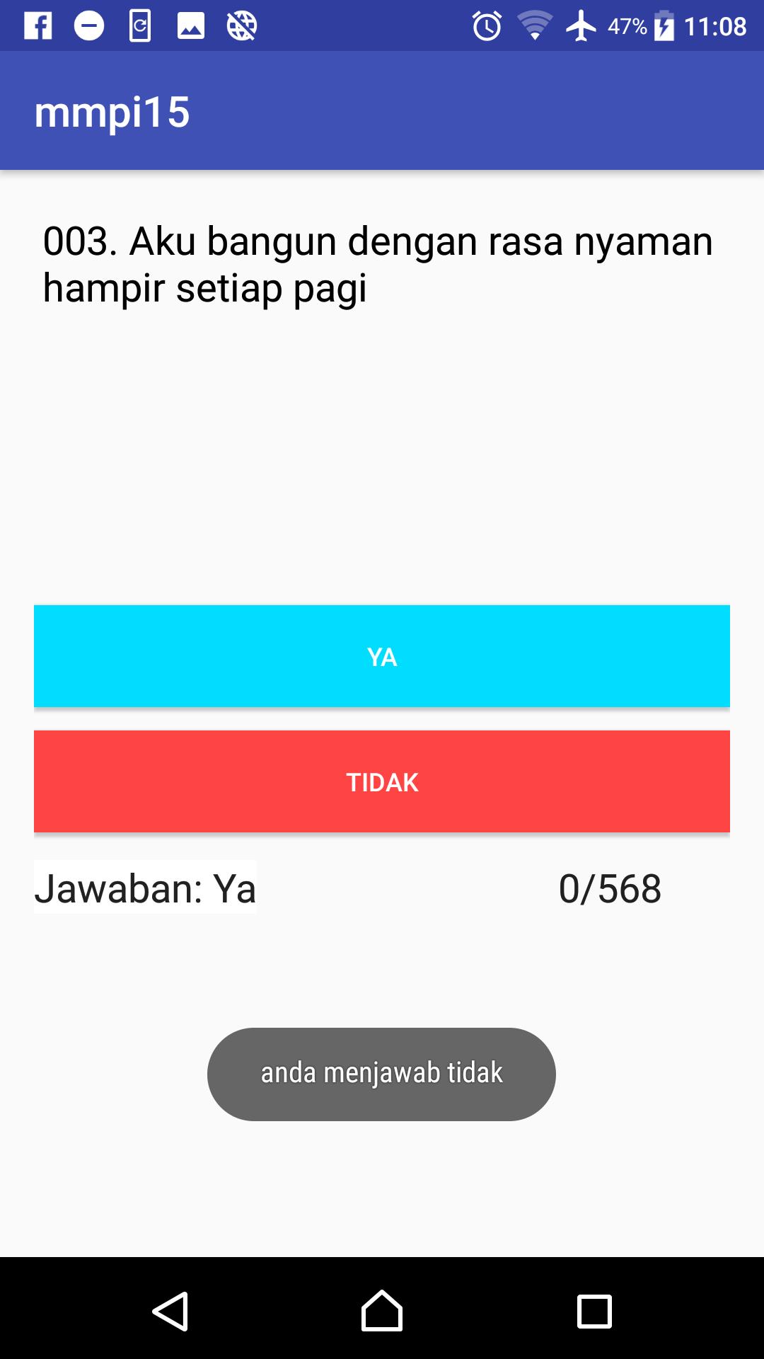 Tes Psikometri MMPI-2 (Bahasa Indonesia)