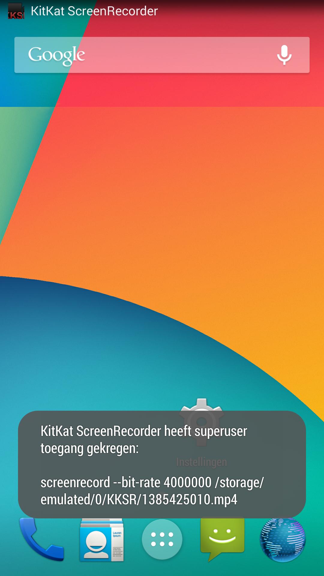 KitKat ScreenRecorder * Root *