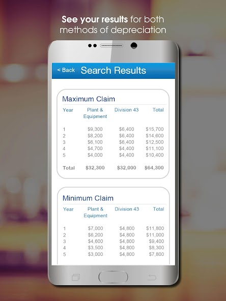 BMT Tax Depreciation Calc