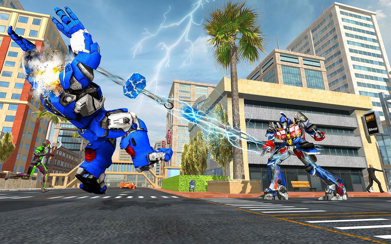 Force Strike Hammer Robot War