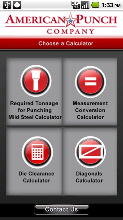 American Punch Tonnage Calc.