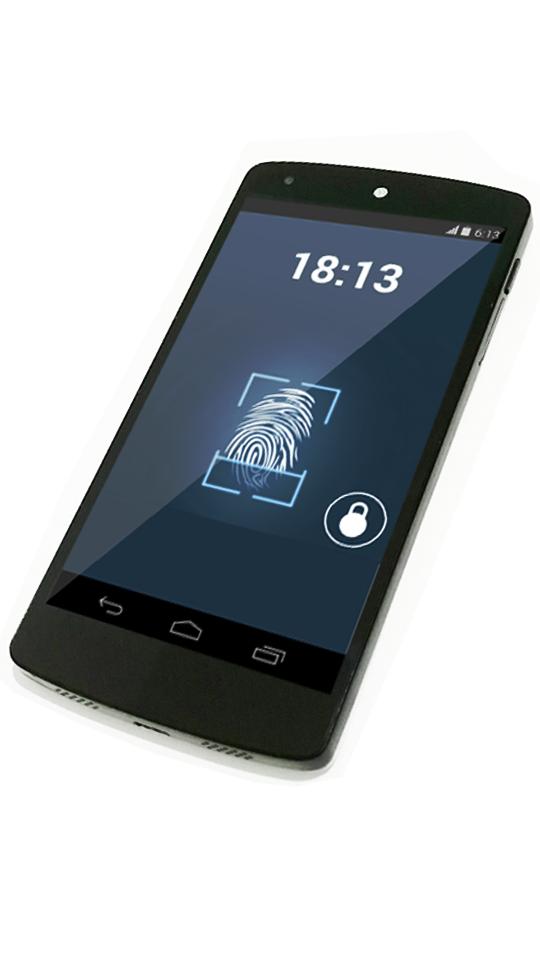 fingerprint lock screen fake