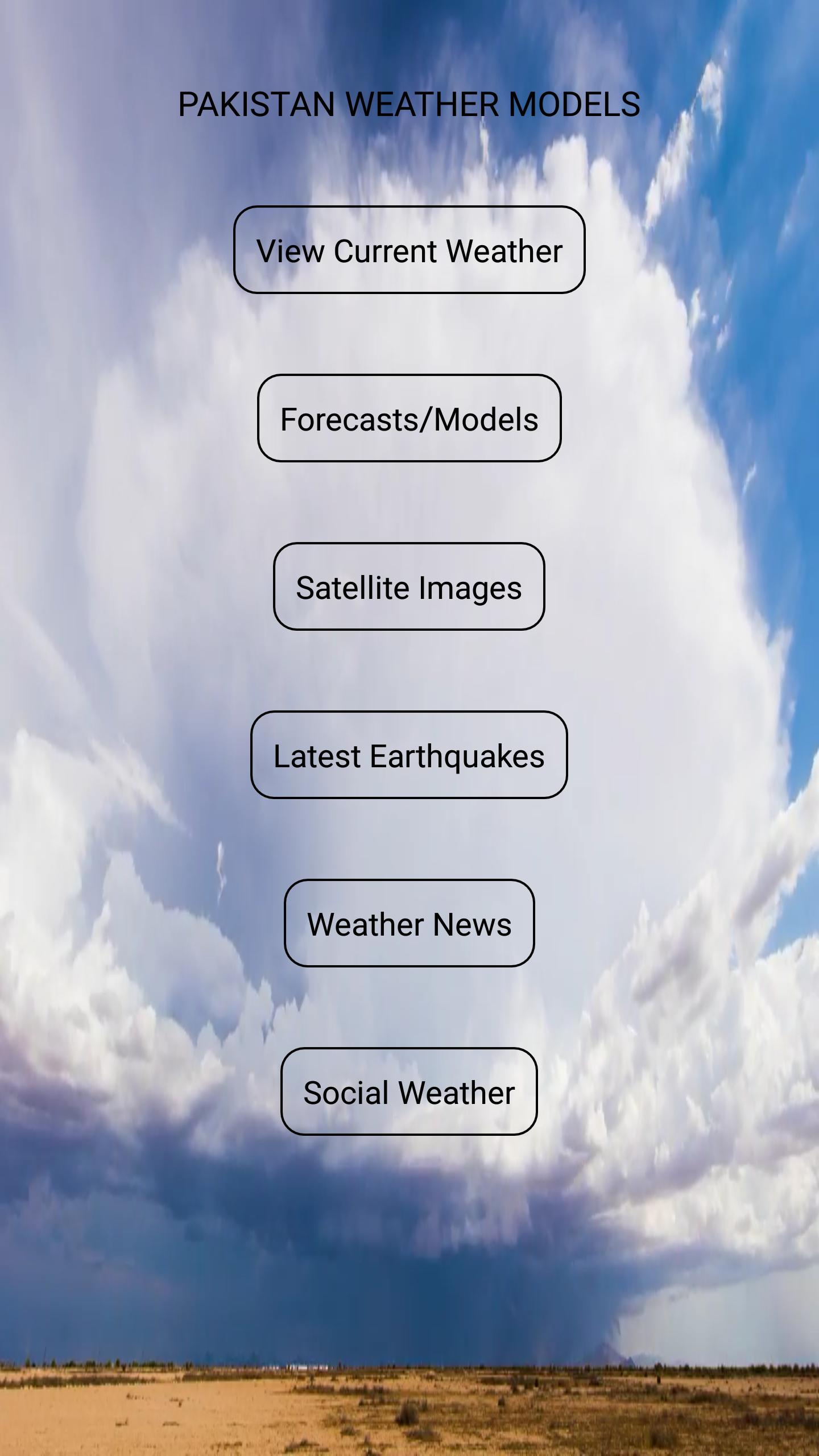 Pakistan Weather Models