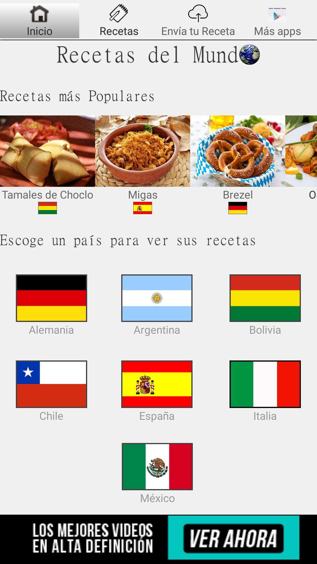 Recetas del Mundo