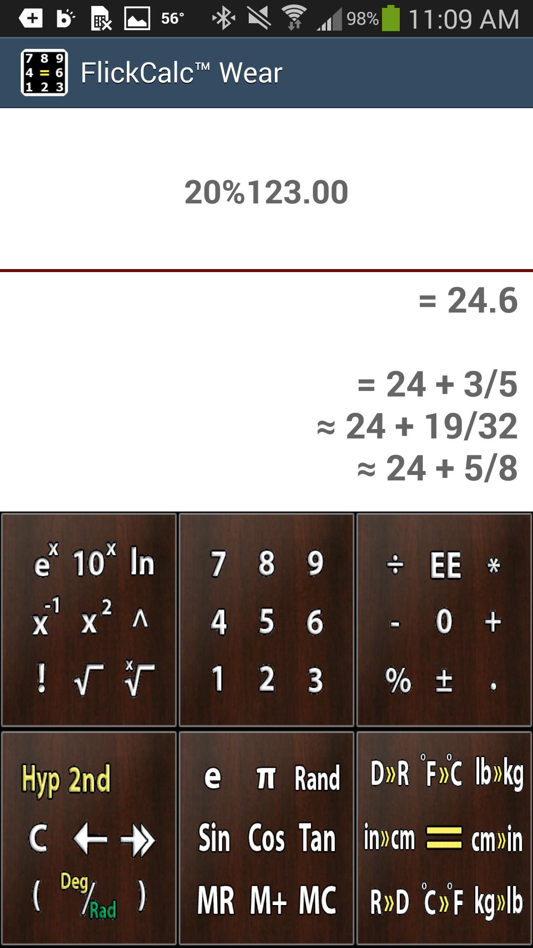 Flick Calc Wear Calculator App