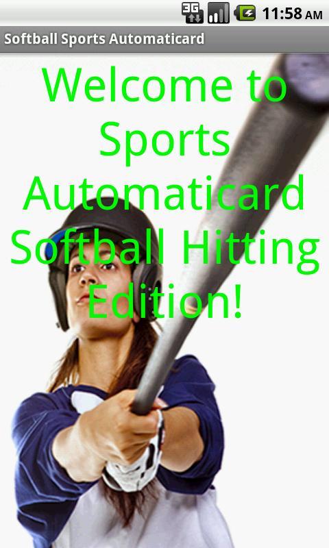 Softball Hitting Card Creator