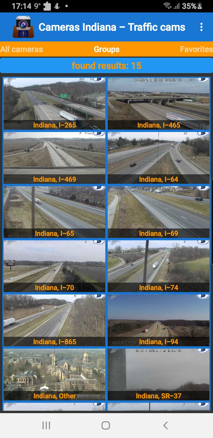 Cameras Indiana - traffic cams