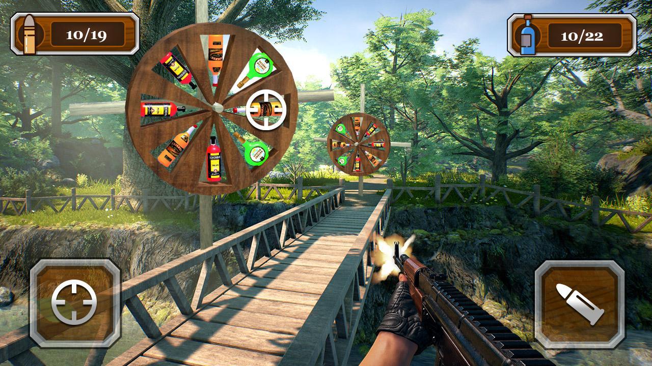Bottle Shooting Training Game: Real Bottle Shooter