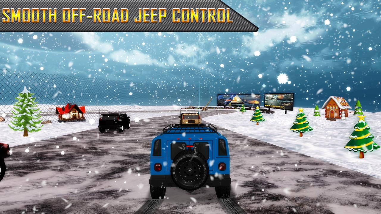 Snow Jeep Drifting Rally