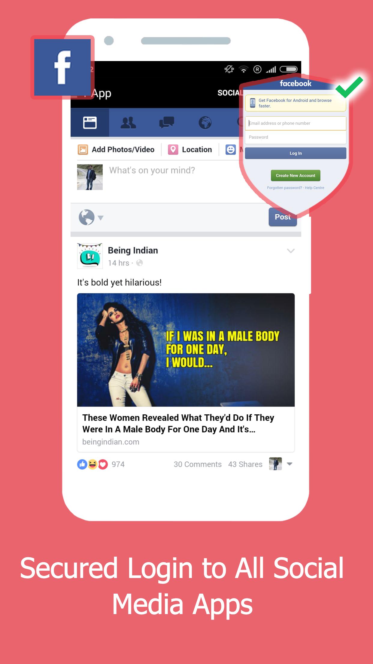 1-App: All Social Networking