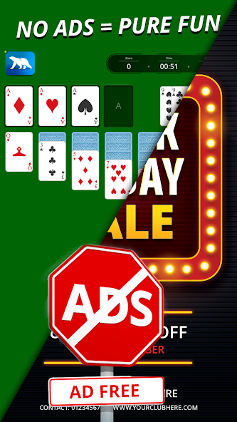 Solitaire - 3 in 1 Card games