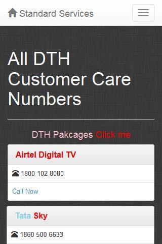All DTH Recharge Plans
