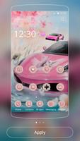 Theme Pink Lamborghini car