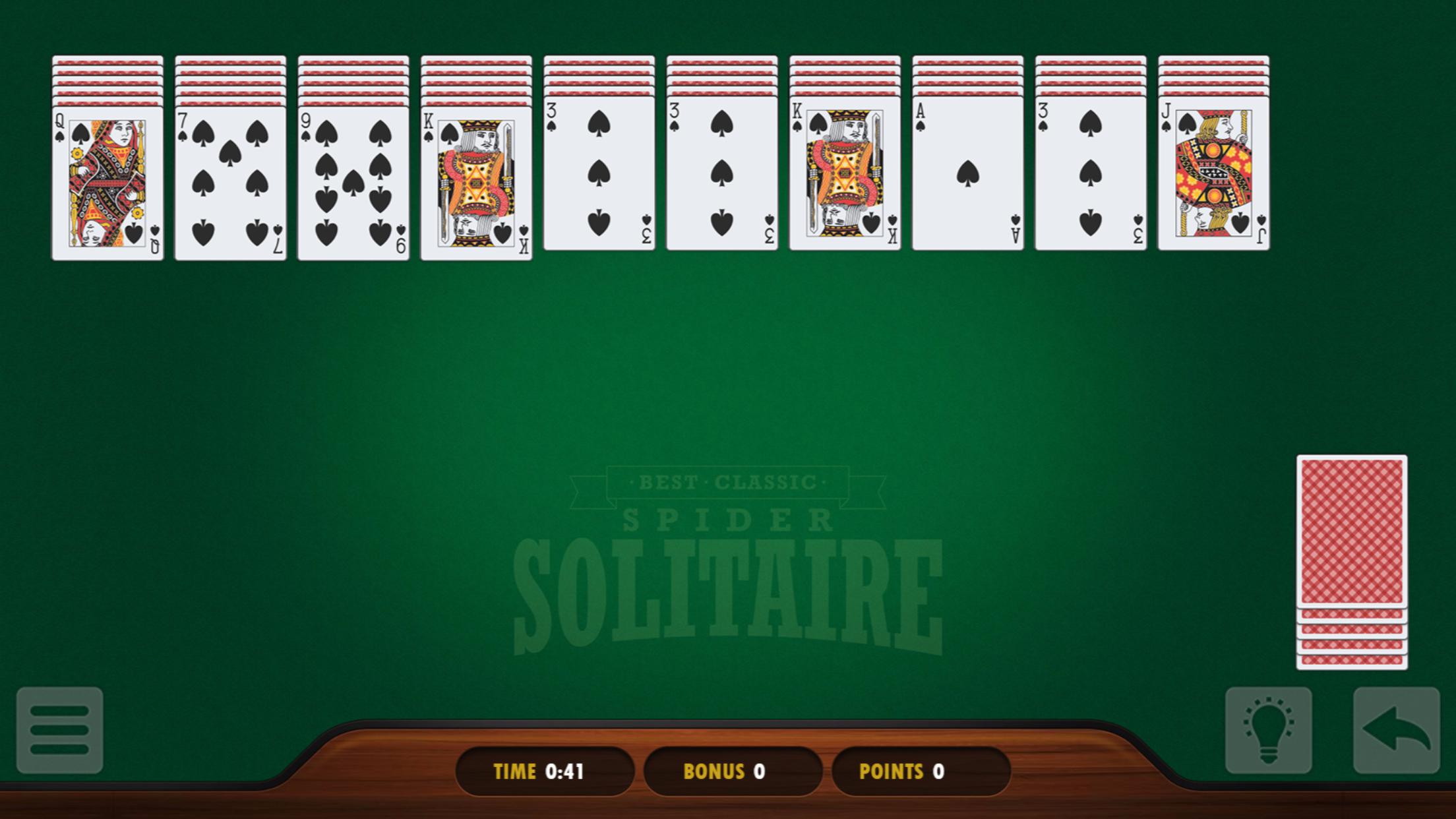 Spider Solitaire [BEST CLASSIC]