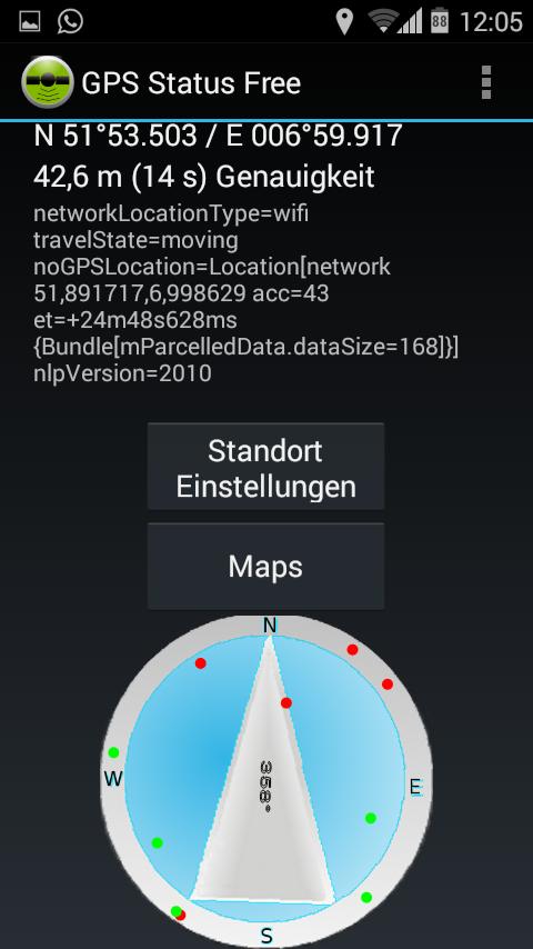 GPS Status Widget Free