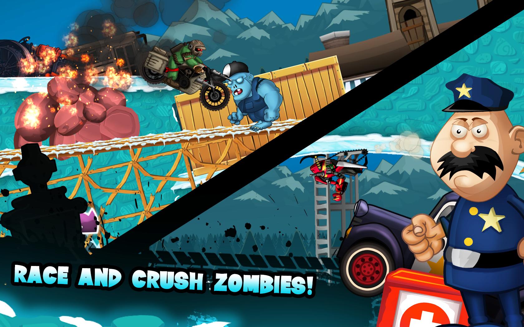 Zombie Shooter Motorcycle Race
