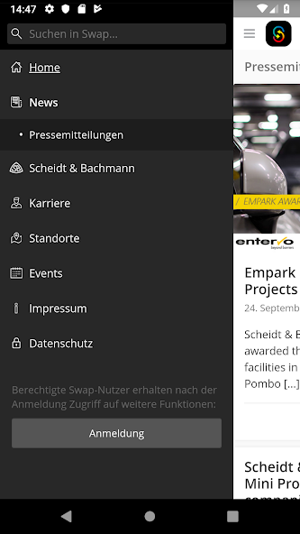 Scheidt & Bachmann swap