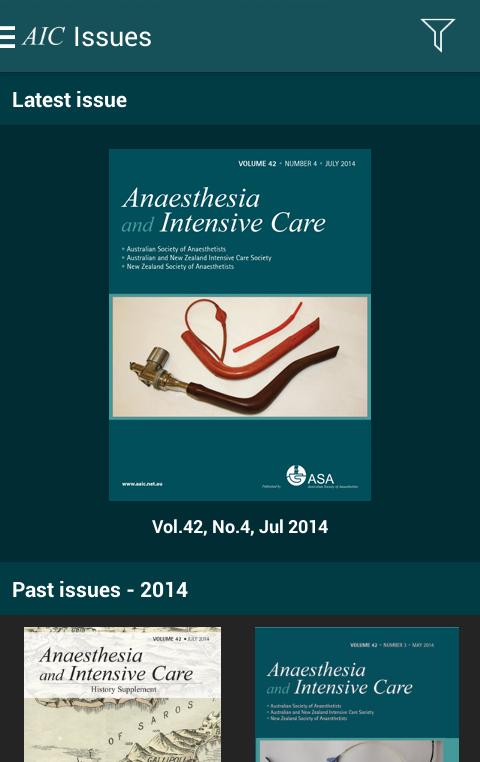 Anaesthesia & Intensive Care