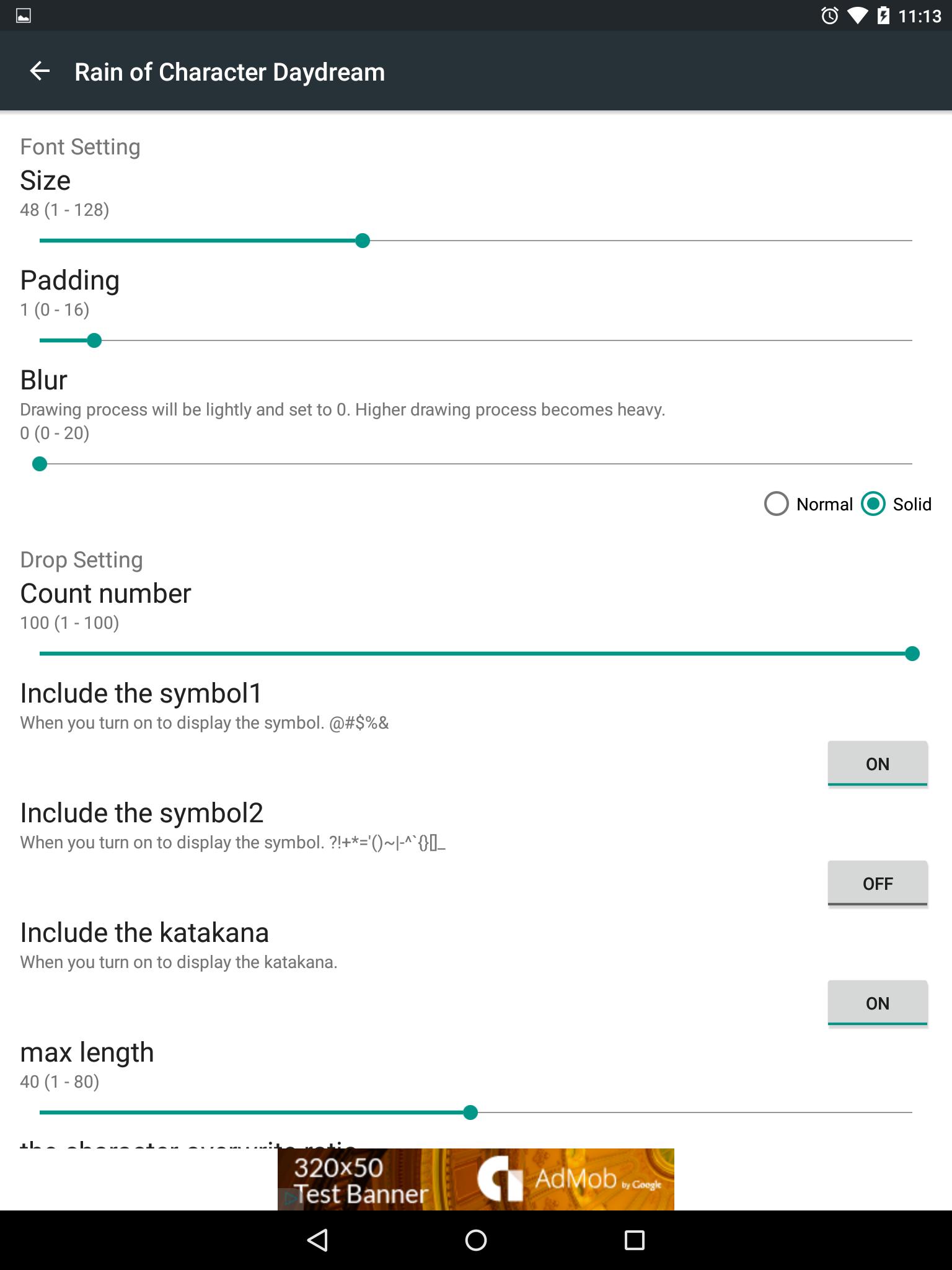 Rain of Char Daydream