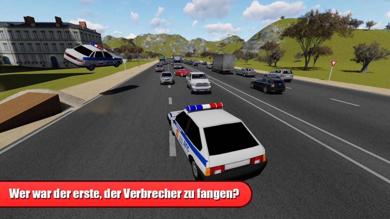 Racing on Lada Vaz Police 3D