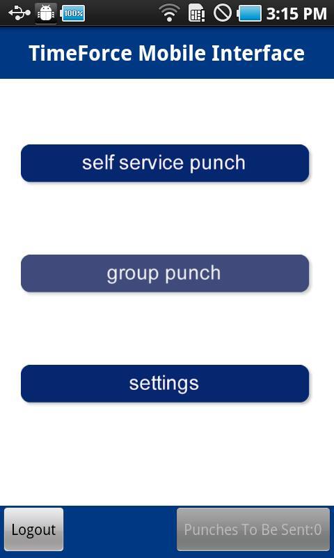 TimeForce II Mobile Interface