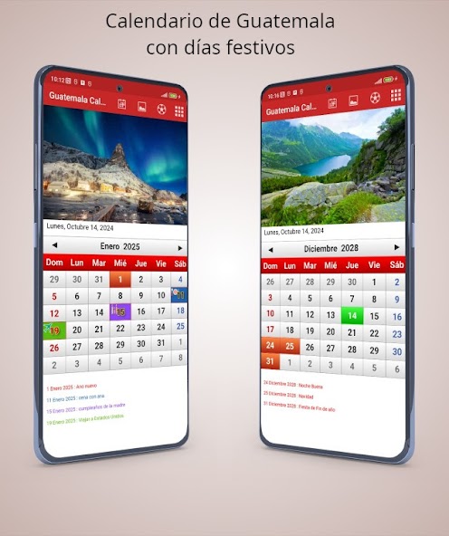Guatemala Calendario 2025