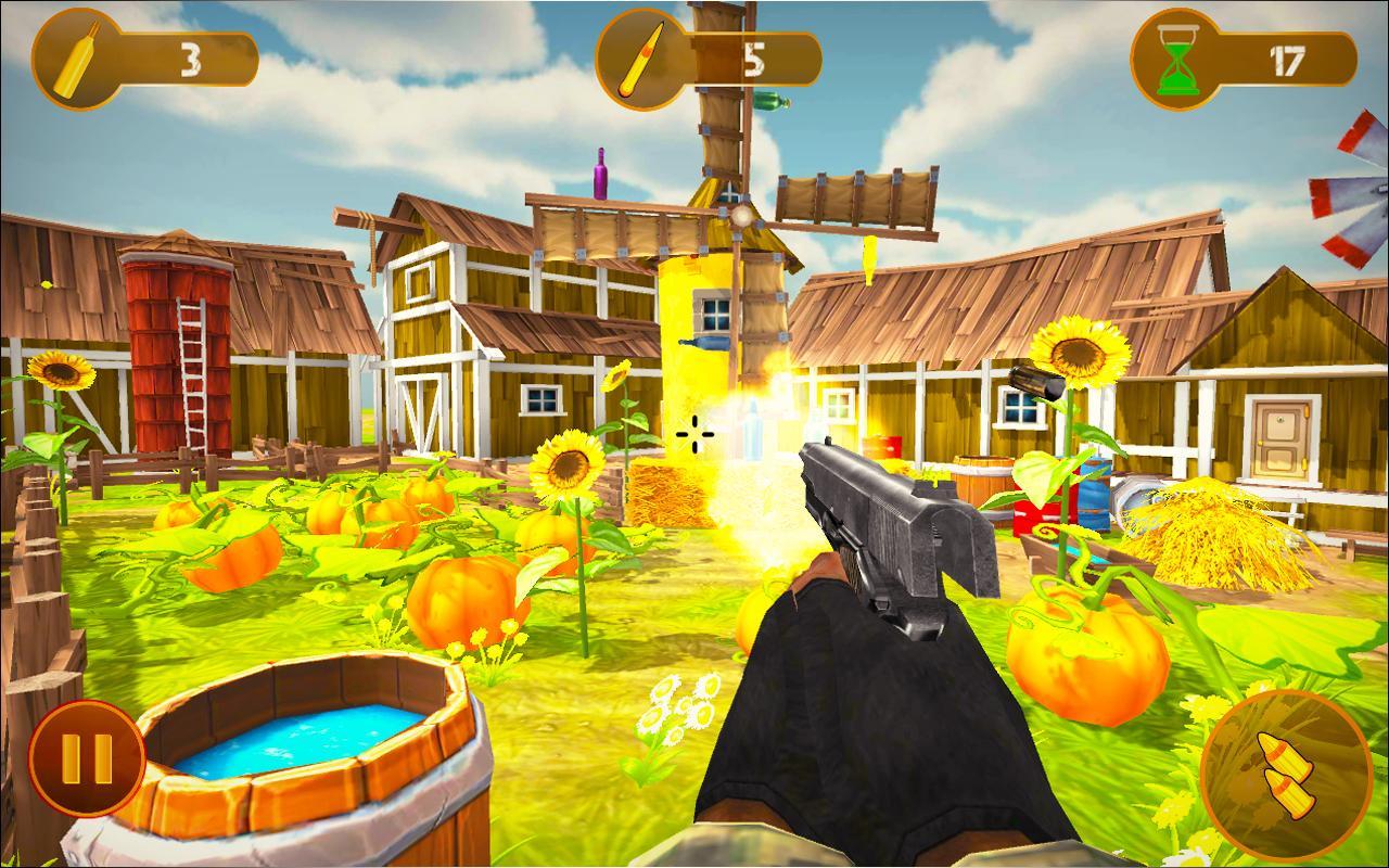 Bottle Shoot 2019: Gun Strike Bottle Shooting