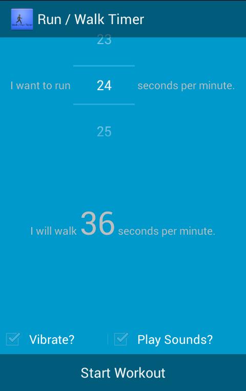 Run / Walk Timer