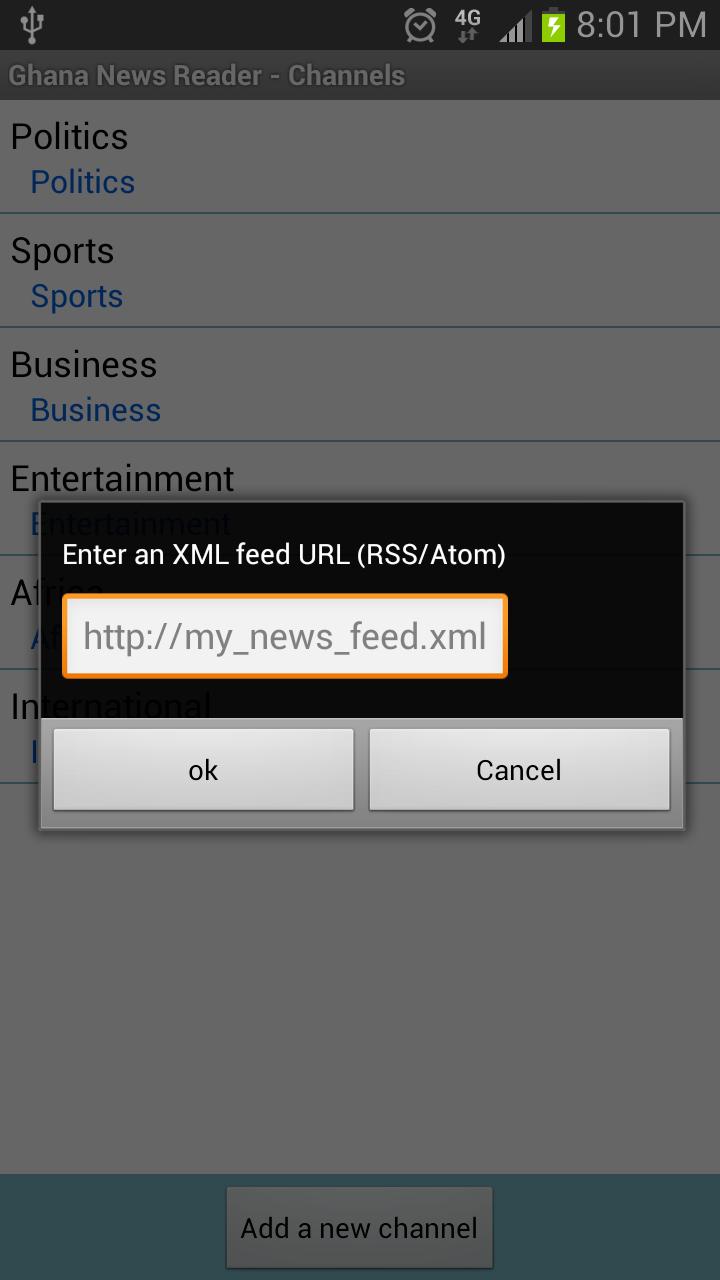 Ghana News Reader