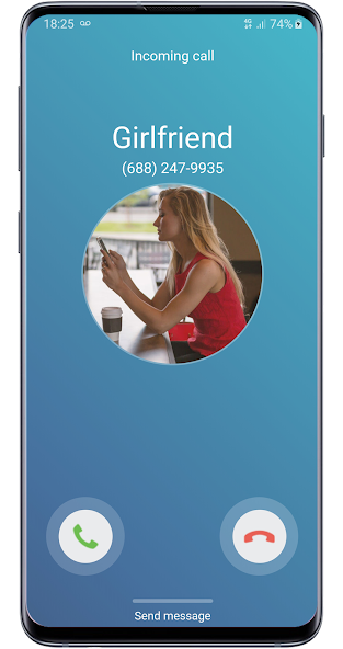 Fake call girlfriend prank