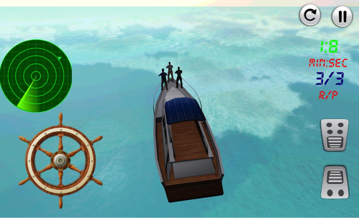 911 Emergency Rescue Navy Boat