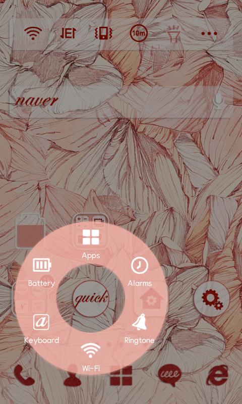 Arohaflower LINELauncher Theme
