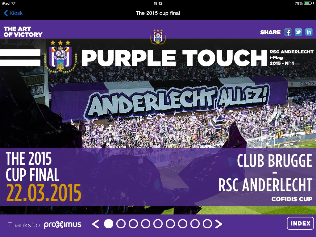 RSC Anderlecht PURPLE TOUCH