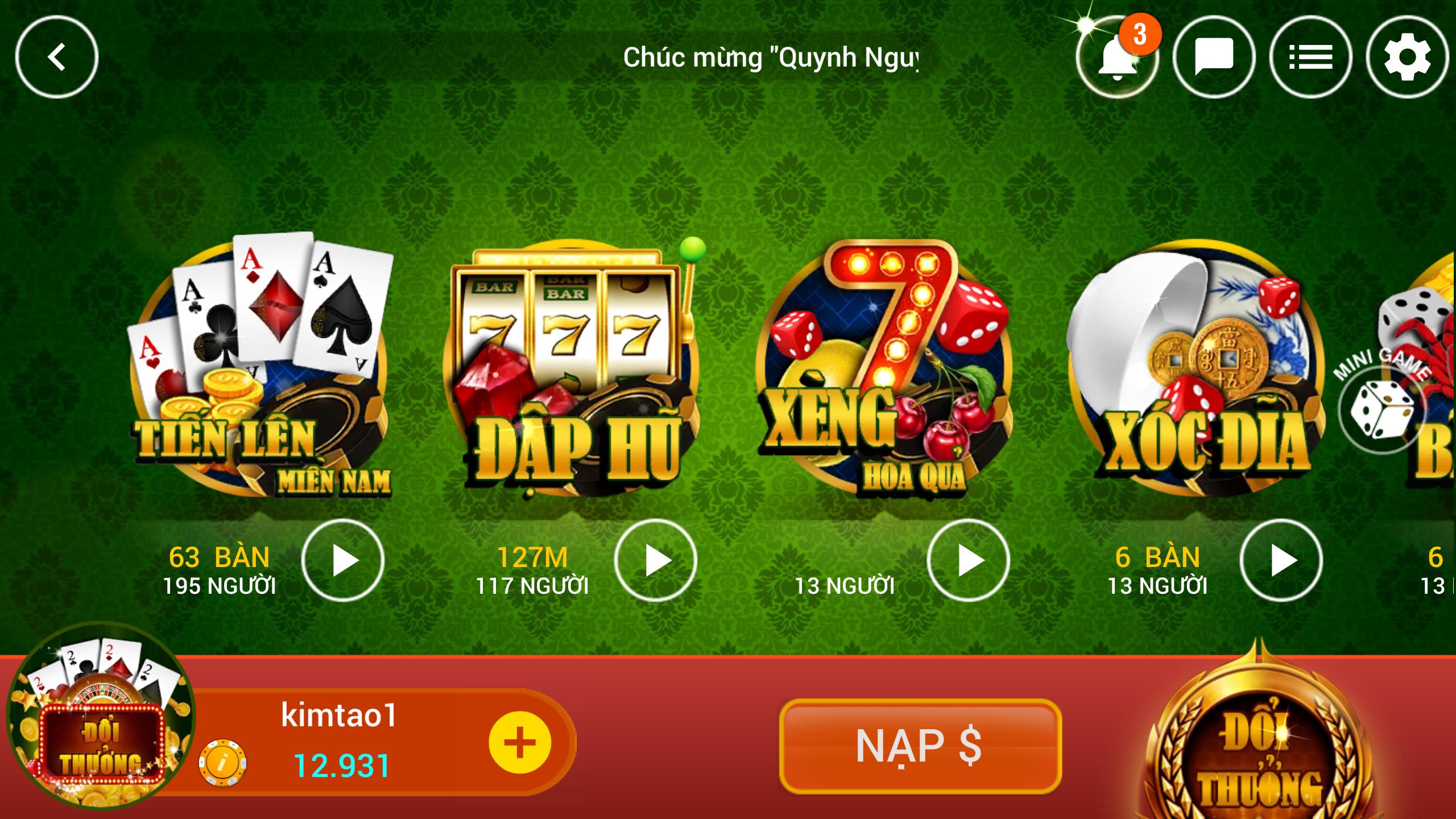 BigKun - Danh bai doi thuong