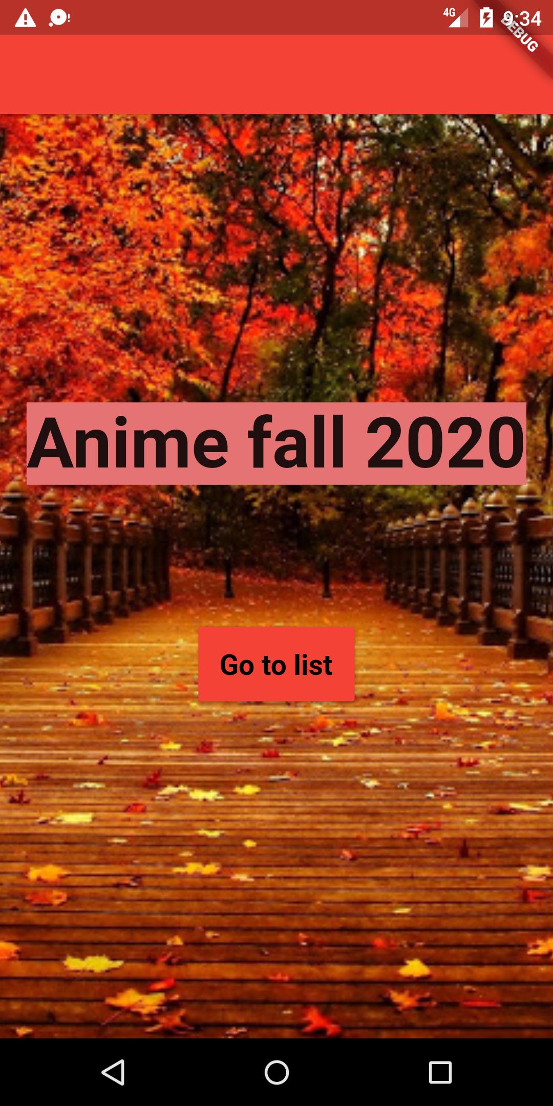 Anime List Fall 2020