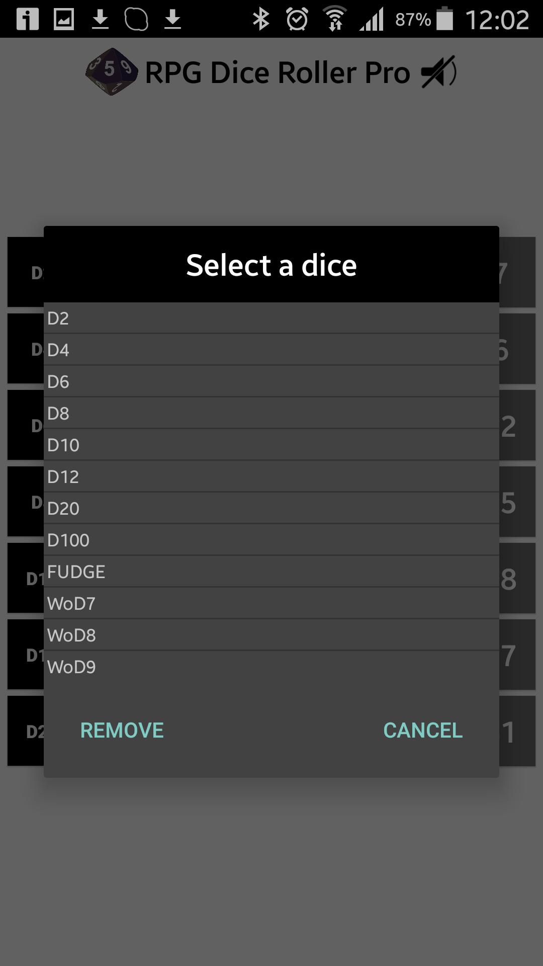 RPG Dice Roller Free