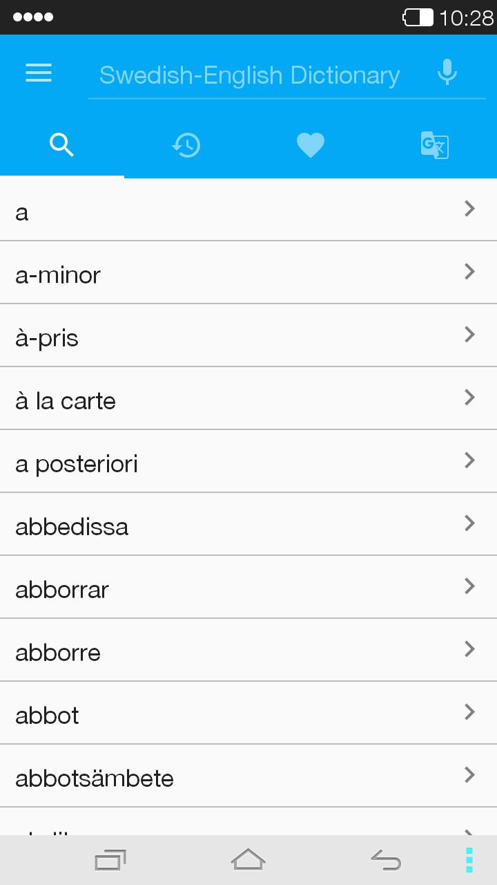 English<->Swedish Dictionary