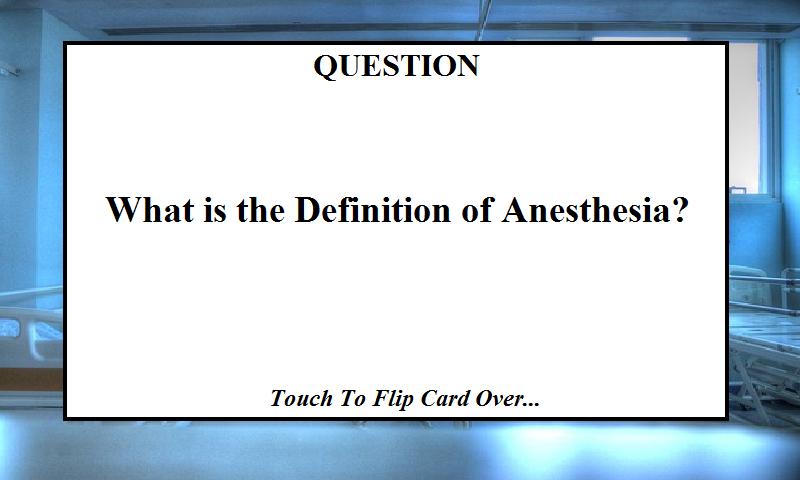 Anesthesiologist Study Book