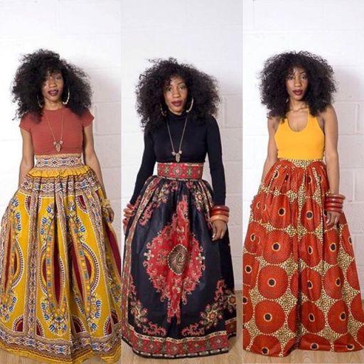 Ankara skirt fashion
