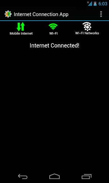 internet connection