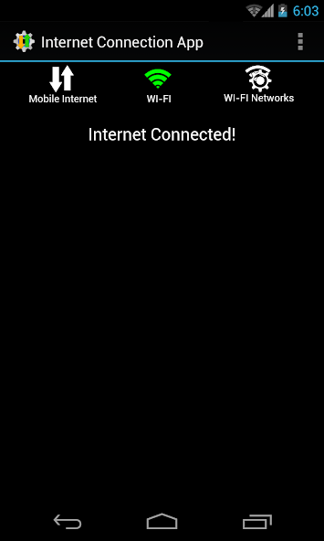 internet connection