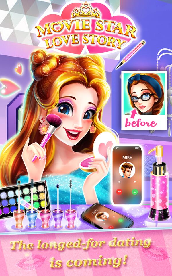Movie Star Love Story- Girls Game