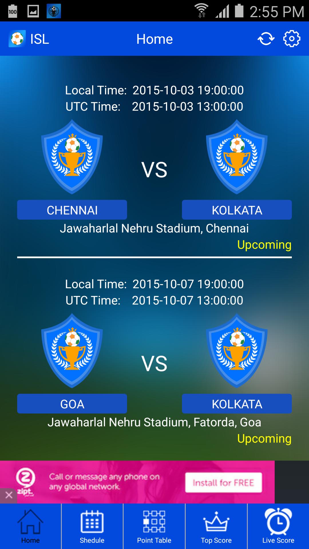 Indian Super League - 2015