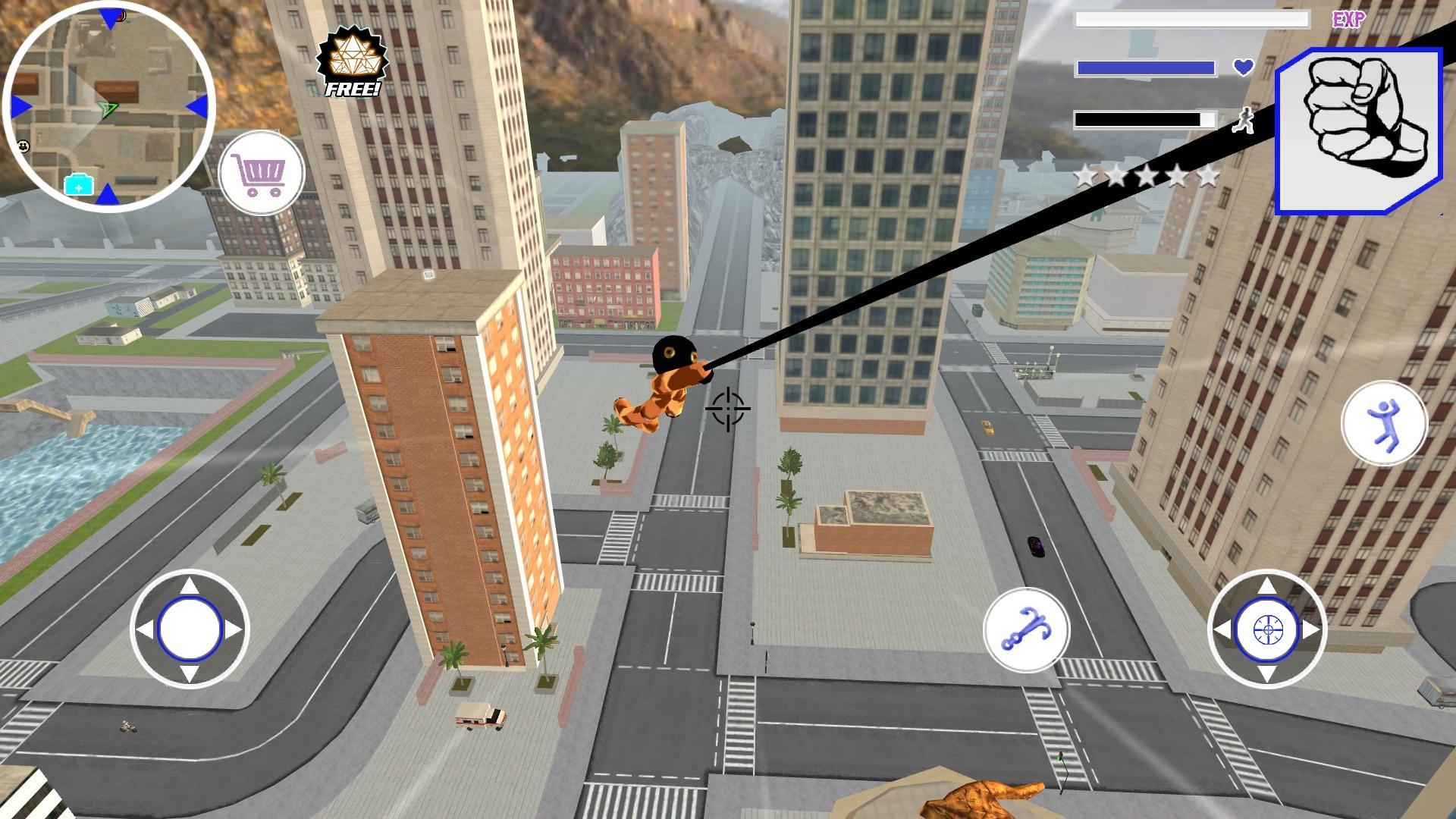 Miami Stickman Offroad Army Rope Hero Simulator