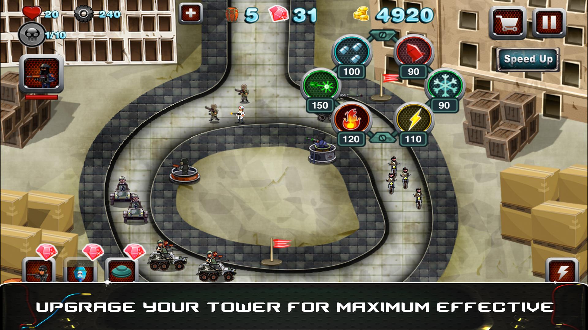 TD Zone: King Of Tower Defense Strike Rush