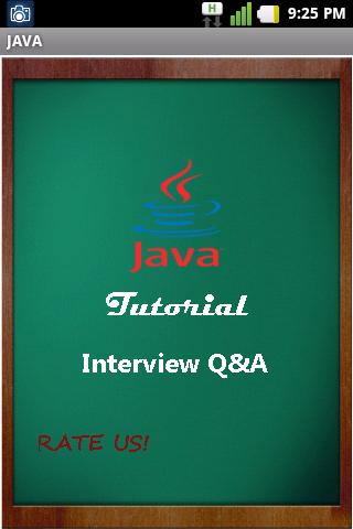 JAVA Interview Q&A/Tutorial