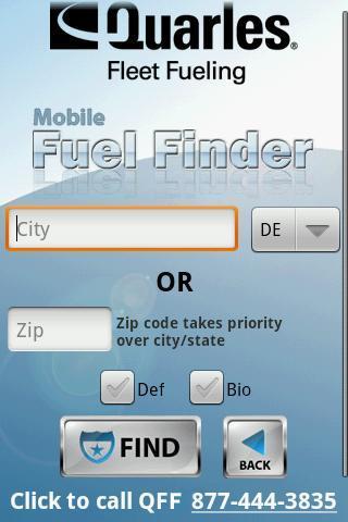 QFF Mobile Fuel Finder