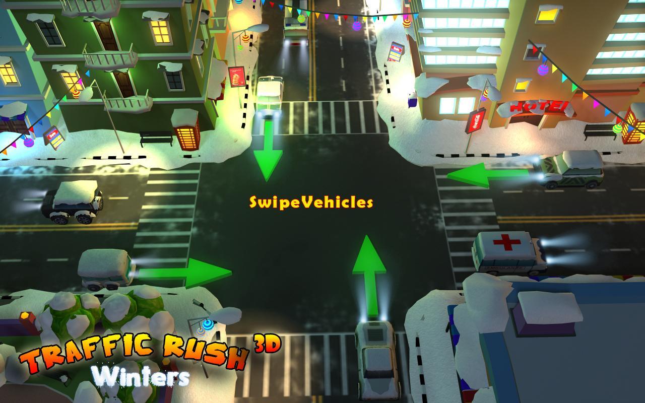 Traffic Rush Winters 3D