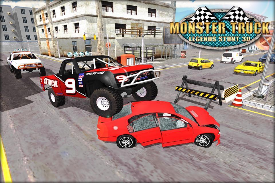 Monster Truck Legend Stunts 3D
