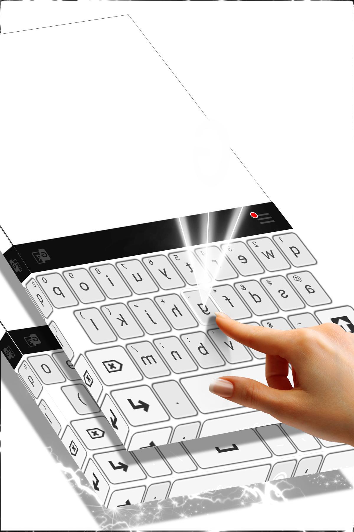 Laptop Keyboard Modern White